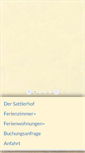 Mobile Screenshot of pension-sattlerhof.de
